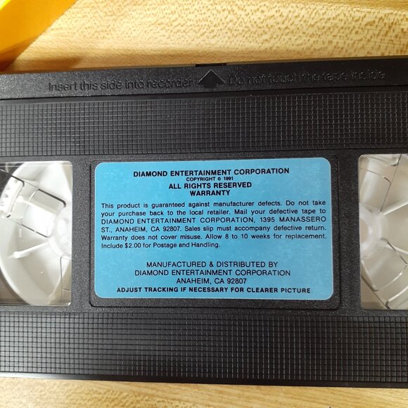 Superman Cartoon Classics VHS 1990 Diamond Entertainment Retro Jungle Drum Mummy - Picture 6 of 6